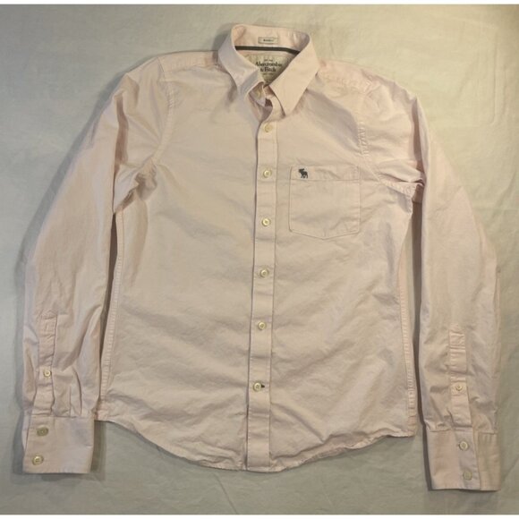 Abercrombie & Fitch Other - Men's Large Pink Abercrombie & Fitch Muscle Button Down Long Sleeve Shirt